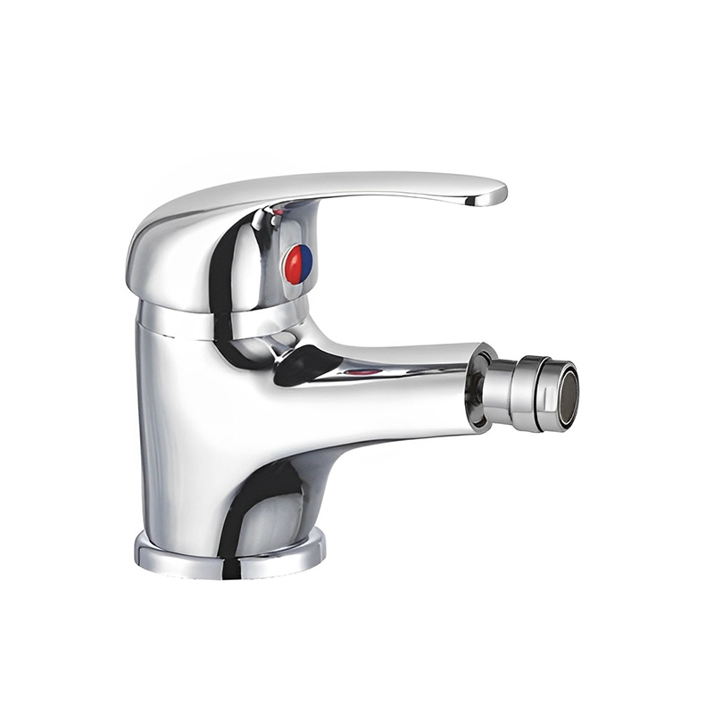 Robinet de lavabo en alliage de zinc monté sur pont grand angle OJ-J1282H