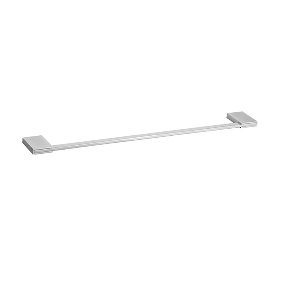 OJ-L8601J Porte-serviettes simple épais pour accessoires de salle de bain, barre à serviettes murale robuste, accessoires de salle de bains en alliage de Zinc