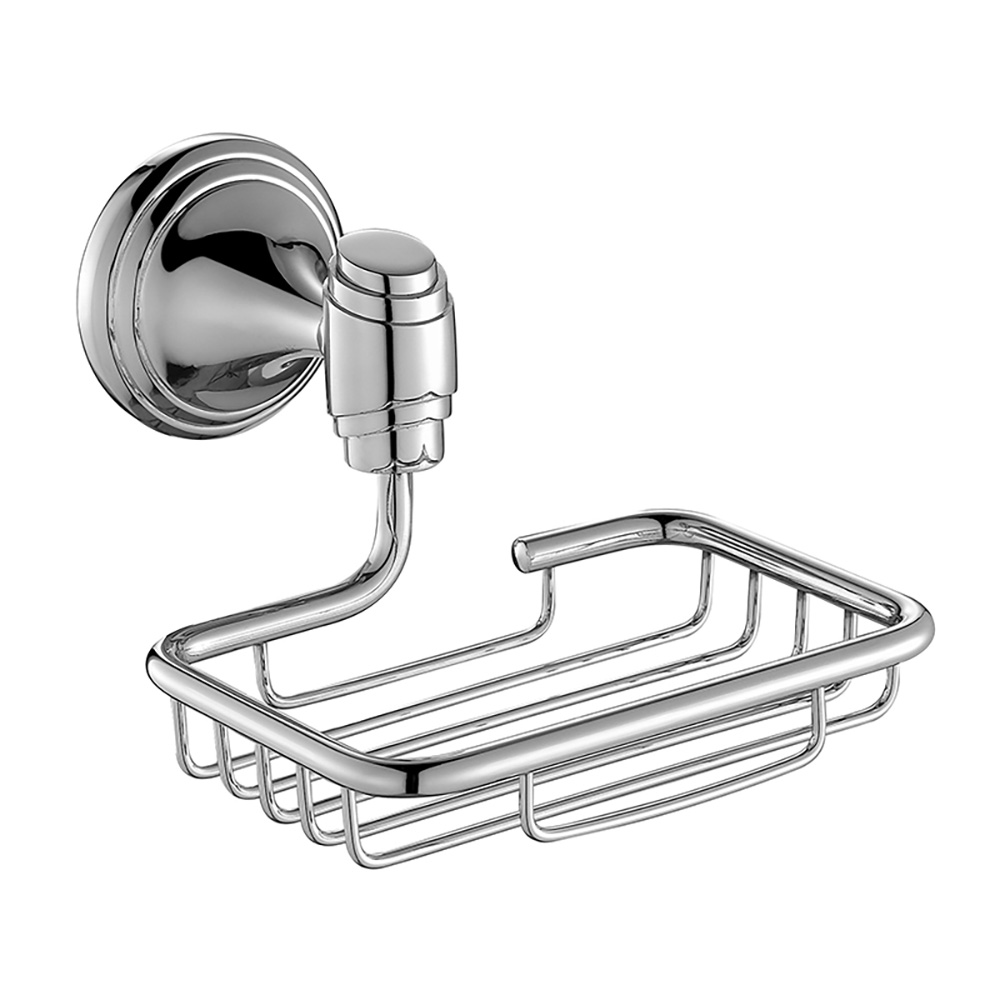 OJ-L4209J Porte-Savon pour Douche Chrome Fini Salle De Bain Douche Toilette Porte-Savon En Alliage De Zinc Accessoires De Salle De Bain